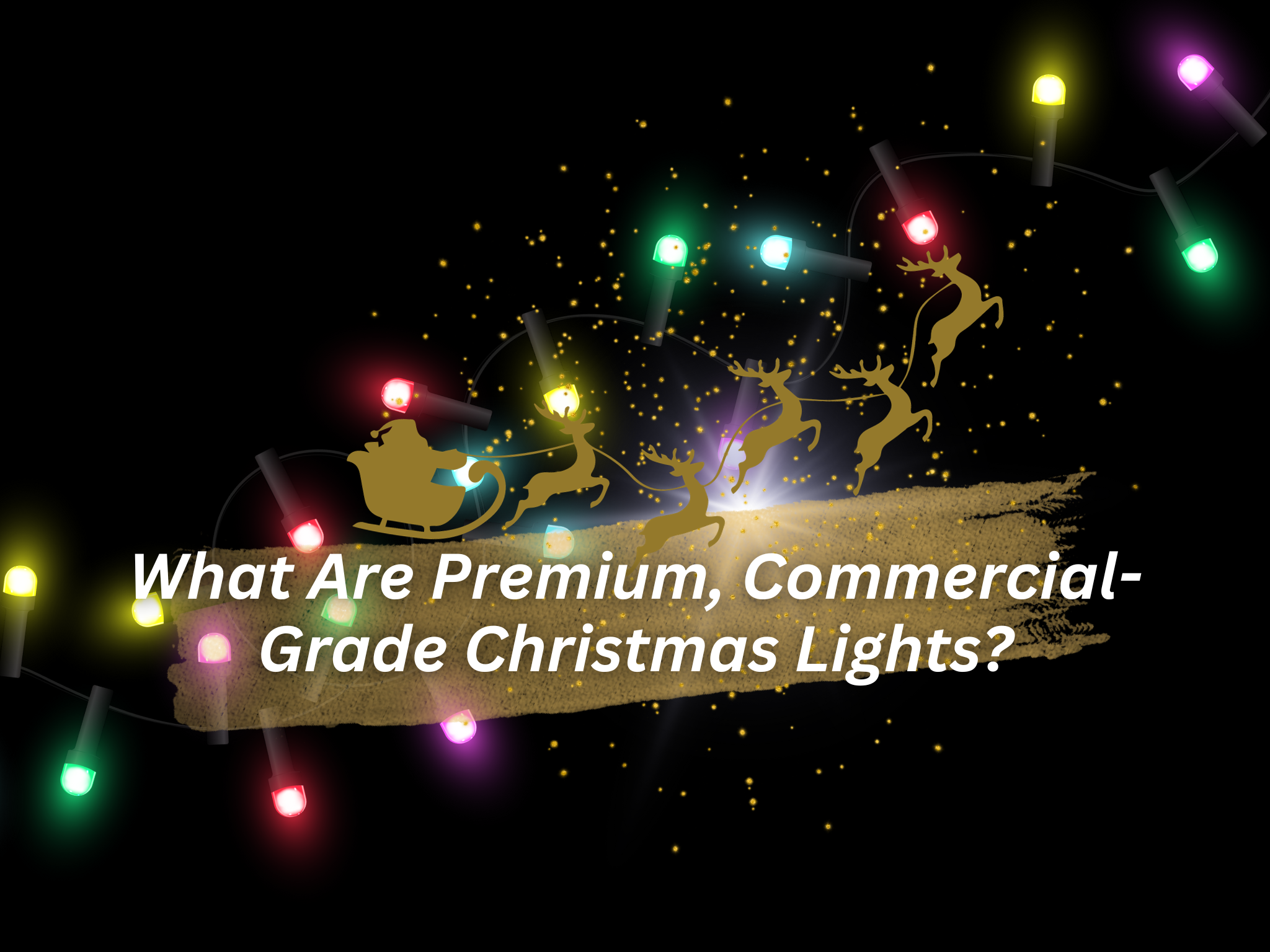 What Are Premium, Commercial-Grade Christmas Lights?